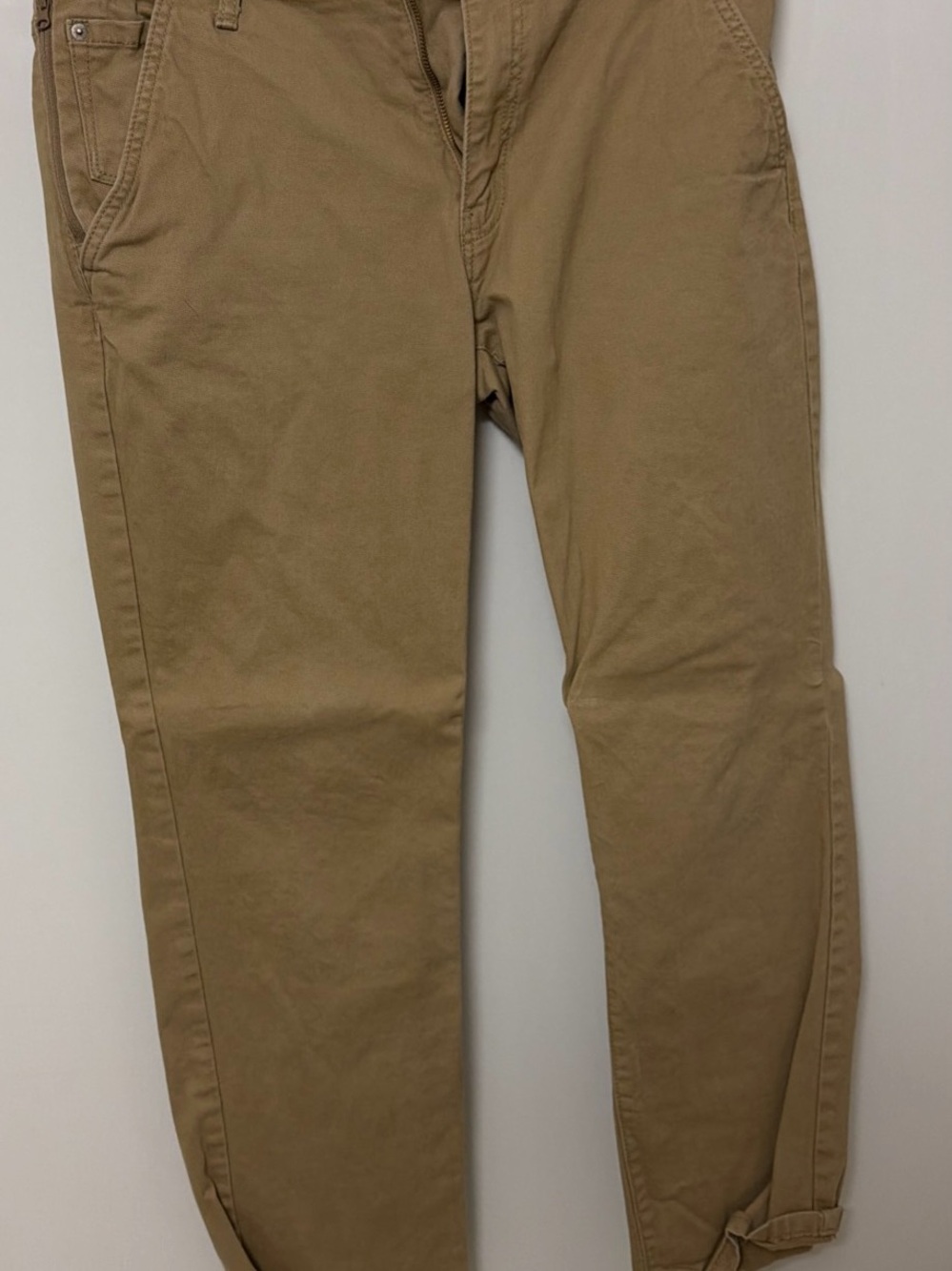 Signature by Levi Strauss Tan Straight-Leg Chinos